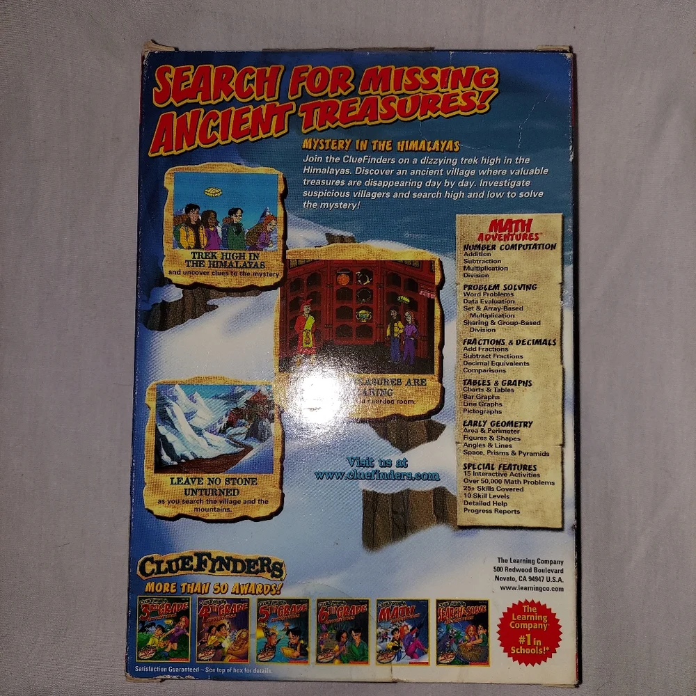 Clue finders Math adventure pc game
